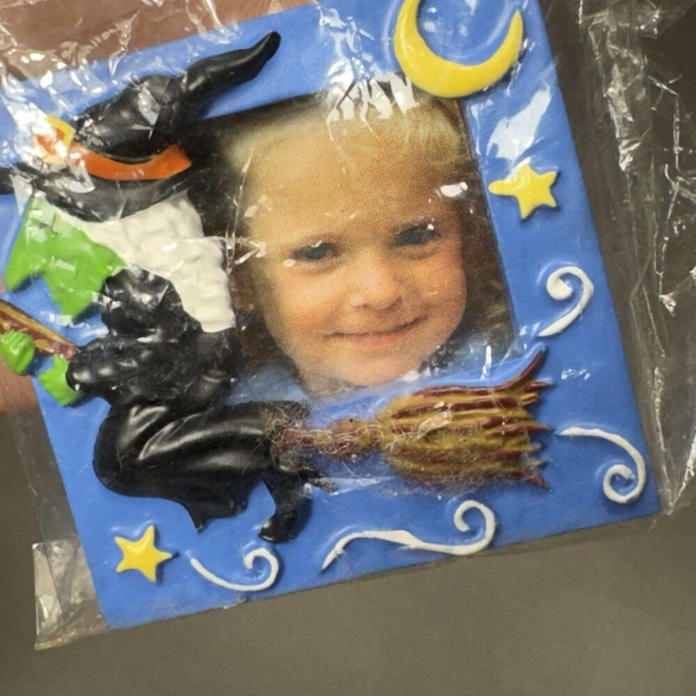 Vintage Perennials Magnetic Mini Halloween Witch Frame